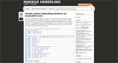 Desktop Screenshot of markus.heberling.net