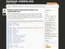 Tablet Screenshot of markus.heberling.net